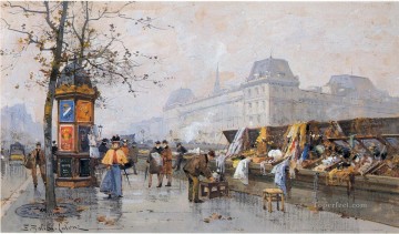 Paris scenes 02 Eugene Galien Oil Paintings